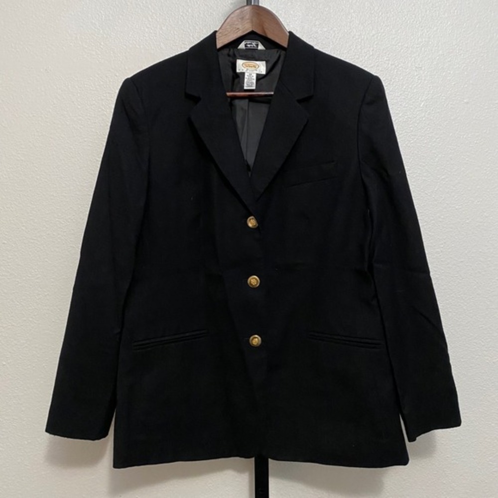 Vinatge Talbots Womens Wool Blazer 10P Heritage Old Money Quiet Luxury Calsule